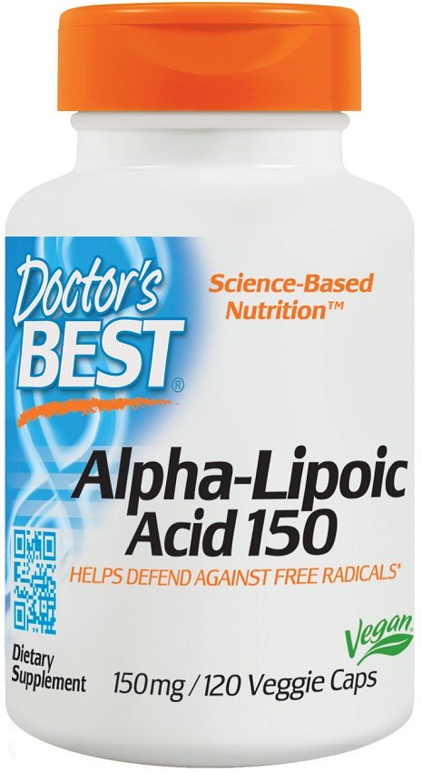 Doctor's Best, Ácido alfa lipoico, 150 mg - 120 vcaps