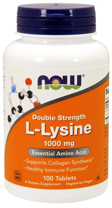 NOW Foods, L-Lysine, 1000mg - 100 tabs