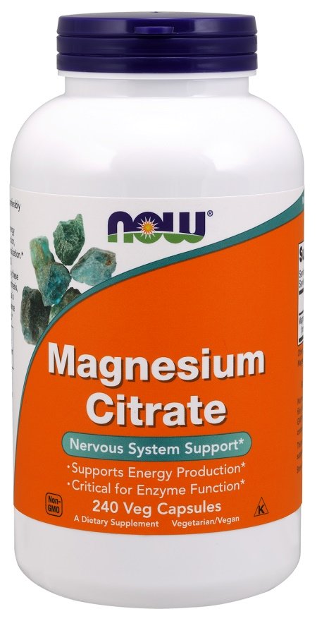 NOW Foods, Magnesium Citrate, 400mg - 240 vcaps