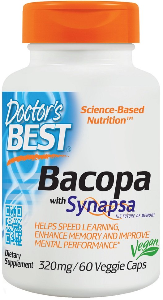 Doctor's Best, Bacopa with Synapsa, 320mg - 60 vcaps
