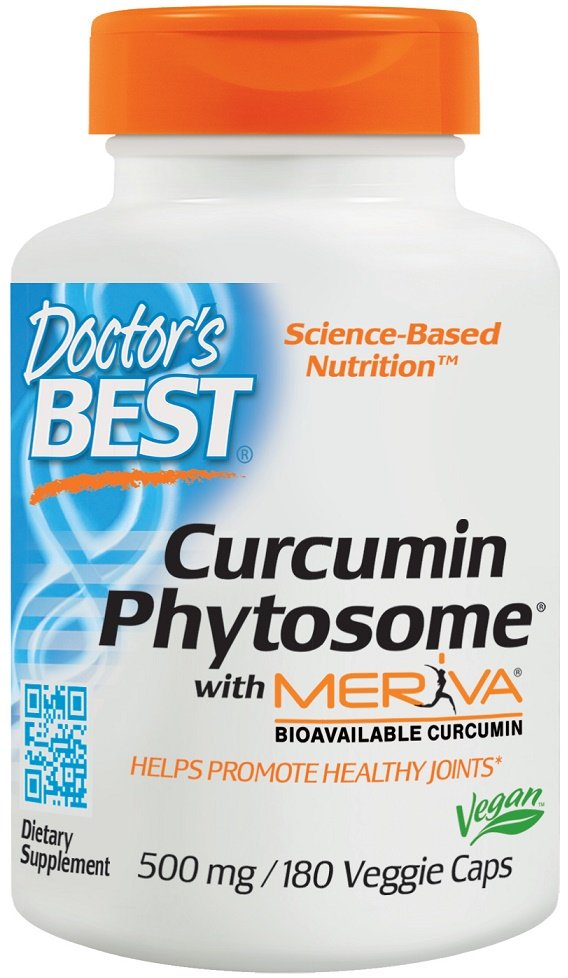 Doctor's Best, Curcumin Phytosome, 500mg - 180 vcaps