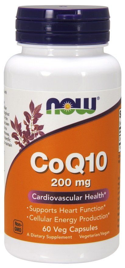 NOW Foods, CoQ10, 200mg - 60 vcaps