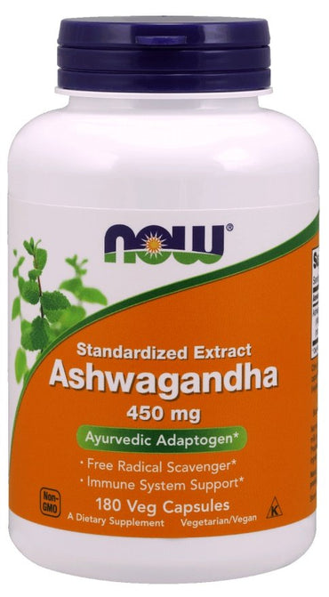 NOW Foods, Ashwagandha Extract, 450mg - 180 vcaps