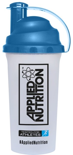 Applied Nutrition, Shaker, Clear & Blue - 700 ml.