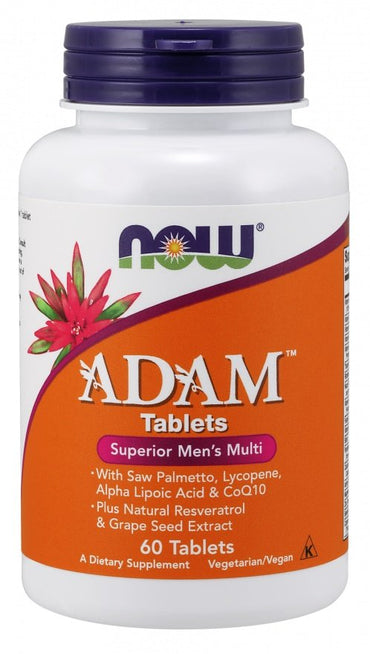 NOW Foods, ADAM Multi-Vitamin for Men - 60 tablets