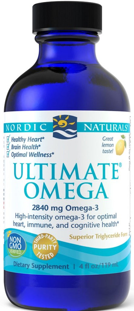 Nordic Naturals, Ultimate Omega, 2840 mg de limón - 119 ml.