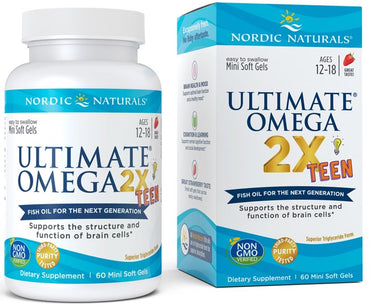 Nordic Naturals, Ultimate Omega 2X TEEN - 60 mini softgels