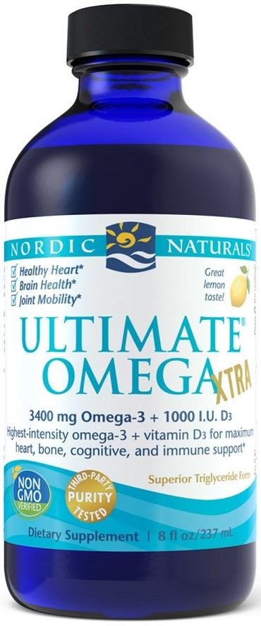 Nordic Naturals, Ultimate Omega Xtra, 3400mg Lemon - 237 ml.