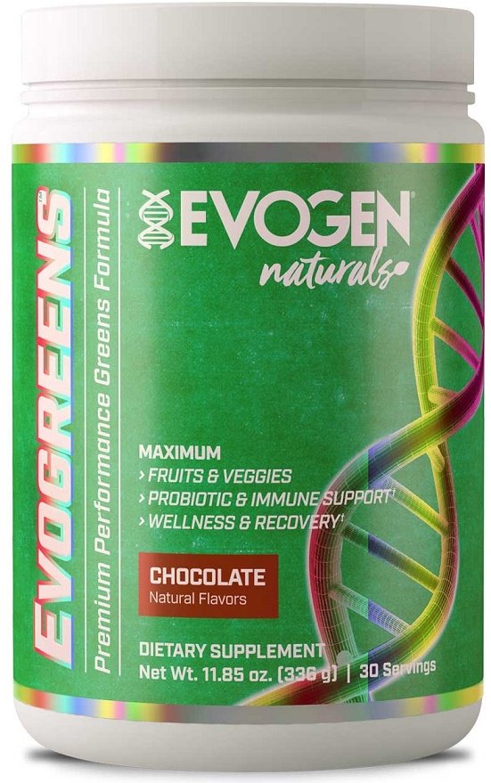 Evogen, Evogreens Naturals, Chocolate - 336g