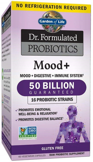 Garden of Life, Dr. Formulated Probiotics Mood+ - 60 vcaps