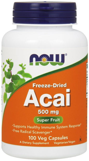 NOW Foods, Acai, 500mg - 100 vcaps