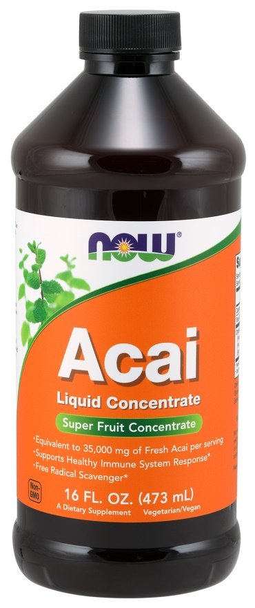 NOW Foods, Acai Liquid Concentrate - 473 ml.