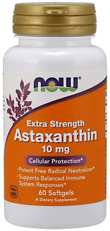 NOW Foods, Astaxanthin, 10mg - 60 softgels