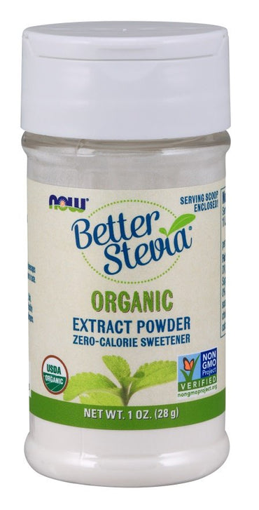 NOW Foods, Better Stevia Extract Powder, Organic - 28g