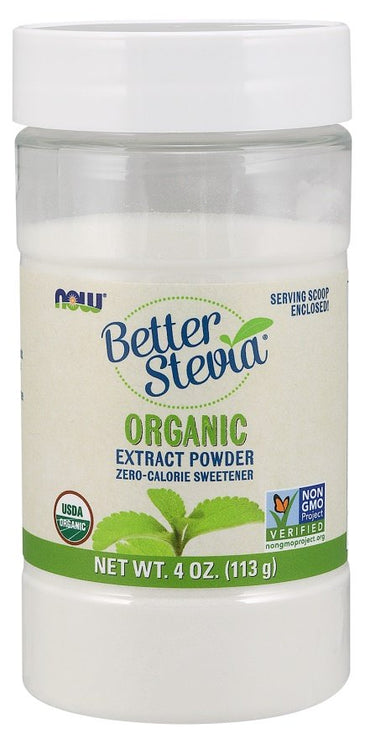 NOW Foods, Better Stevia Extract Powder, Organic - 113g