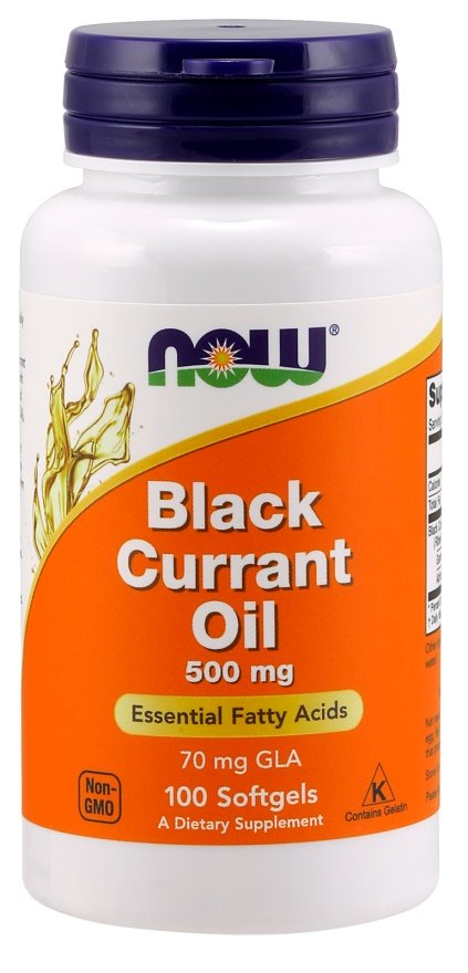 NOW Foods, Black Currant Oil, 500mg - 100 softgels
