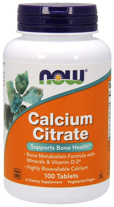 NOW Foods, Calcium Citrate with Minerals & Vitamin D-2 - 100 tabs