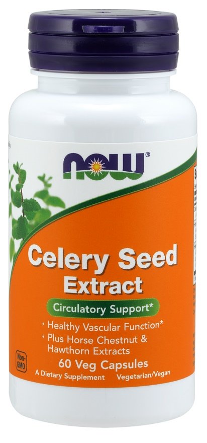 NOW Foods, Celery Seed Extract - 60 vcaps