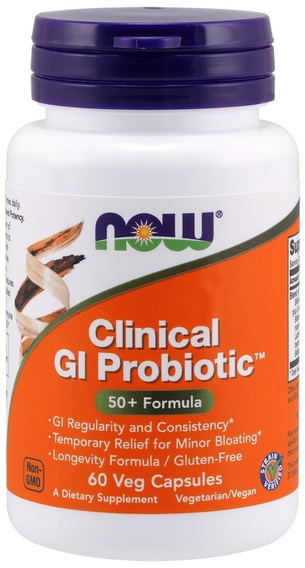 NOW Foods, Clinical GI Probiotic - 60 vcaps