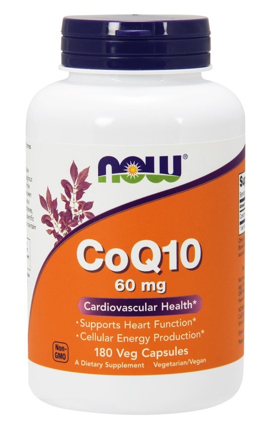 NOW Foods, CoQ10, 60mg - 180 vcaps