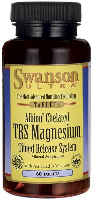 Swanson, Albion Chelated TRS Magnesium - 60 tablets