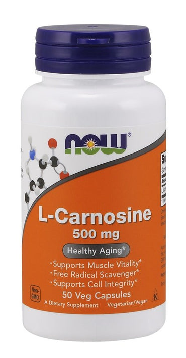 NOW Foods, L-Carnosine, 500mg - 50 vcaps