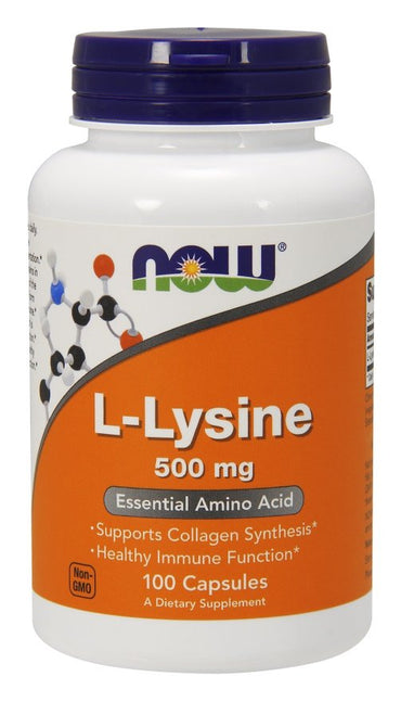 NOW Foods, L-Lysine, 500mg - 100 vcaps