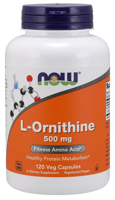 NOW Foods, L-Ornithine, 500mg - 120 vcaps
