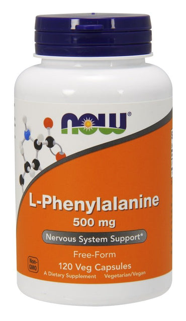 NOW Foods, L-Phenylalanine, 500mg - 120 vcaps