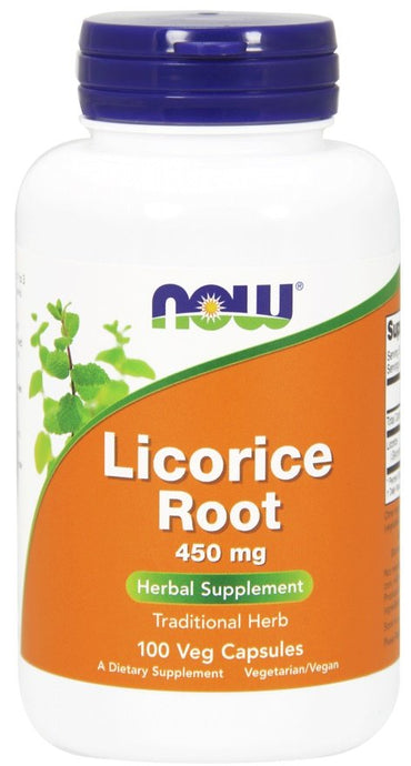 NOW Foods, Licorice Root, 450mg - 100 vcaps