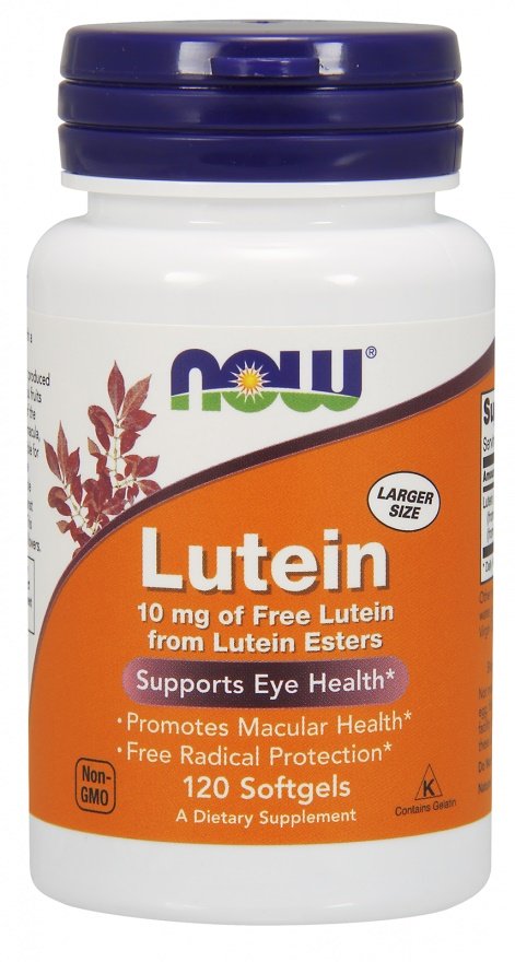 NOW Foods, Lutein, 10mg - 120 softgels