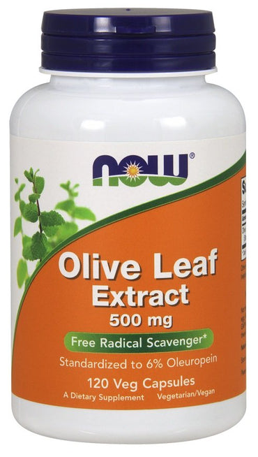 NOW Foods, Olive Leaf Extract, 500mg - 120 vcaps