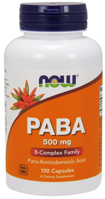 NOW Foods, PABA, 500mg - 100 caps