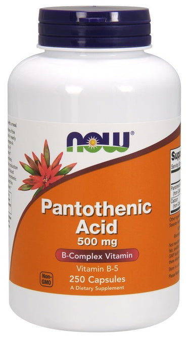 NOW Foods, Pantothenic Acid, 500mg - 250 caps