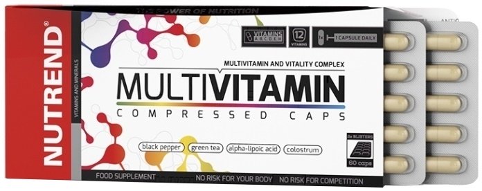 Nutrend, MultiVitamin Compressed Caps - 60 caps