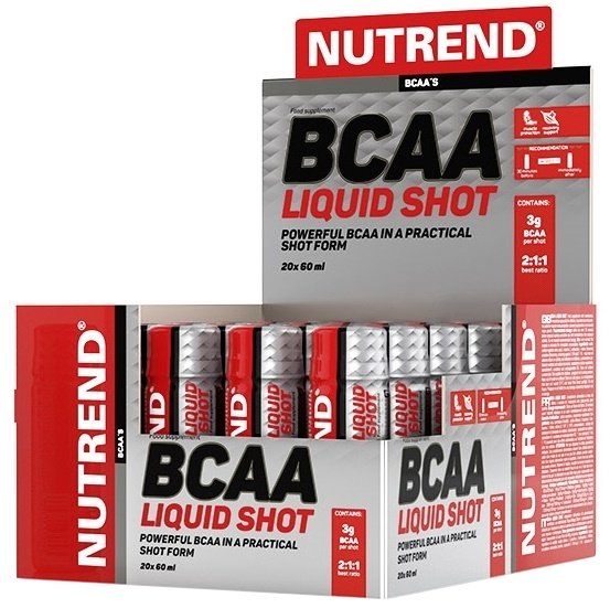 Nutrend, BCAA Líquido Shot - 20 x 60 ml.