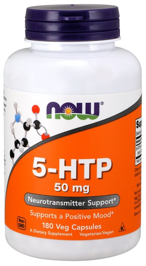NOW Foods, 5-HTP, 50mg - 180 vcaps