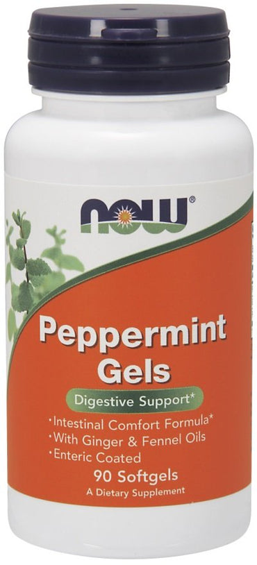 NOW Foods, Peppermint Gels - 90 softgels