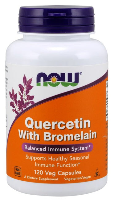 NOW Foods, Quercetin with Bromelain - 120 vcaps
