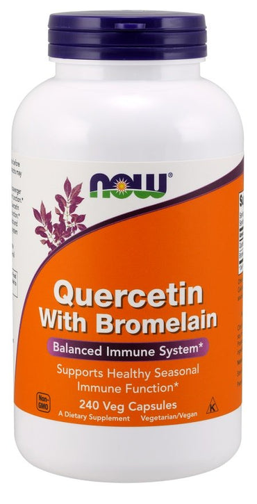 NOW Foods, Quercetin with Bromelain - 240 vcaps