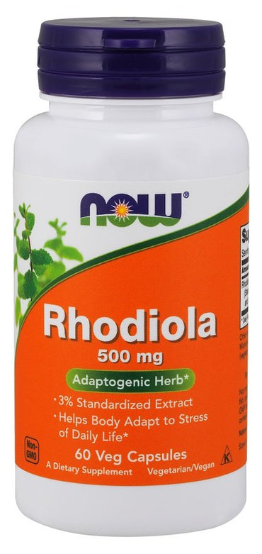 NOW Foods, Rhodiola, 500mg - 60 vcaps