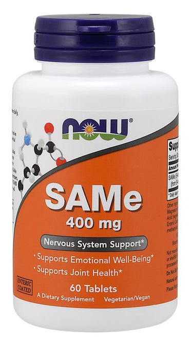 NOW Foods, SAMe, 400mg - 60 tabs
