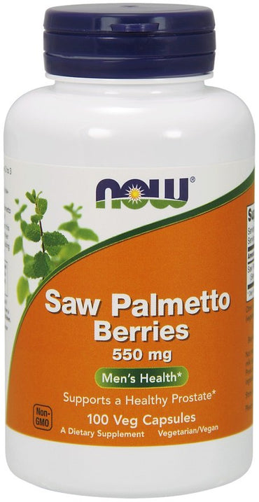 NOW Foods, Saw Palmetto Berries, 550mg - 100 vcaps