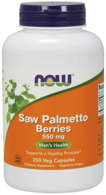 NOW Foods, Saw Palmetto Berries, 550mg - 250 vcaps