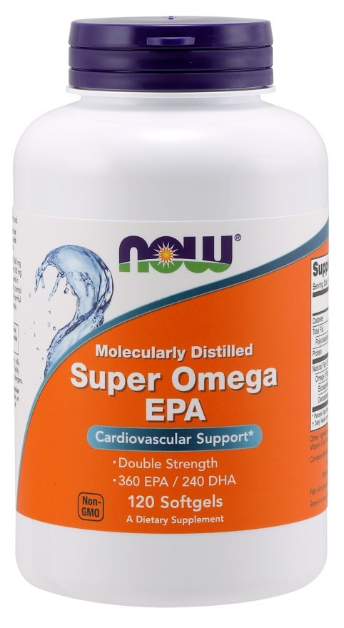 NOW Foods, Super Omega EPA Molecularly Distilled - 120 softgels