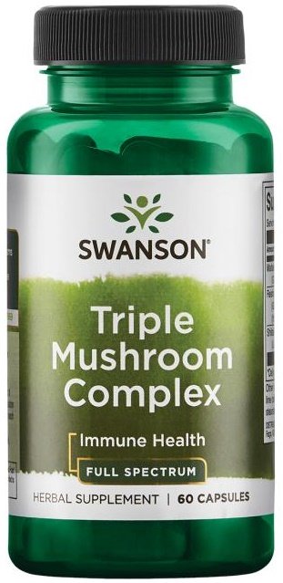 Swanson, Triple Mushroom Complex - 60 caps