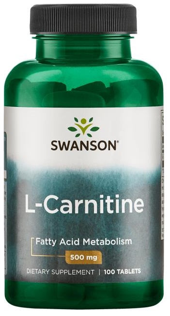 Swanson, L-Carnitine, 500mg - 100 tablets