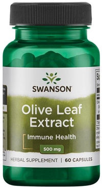 Swanson, Olive Leaf Extract, 500mg - 60 caps