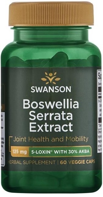 Swanson, Boswellia Serrata Extract, 125mg - 60 vcaps