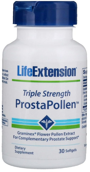 Life Extension, ProstaPollen Triple Strength - 30 softgels